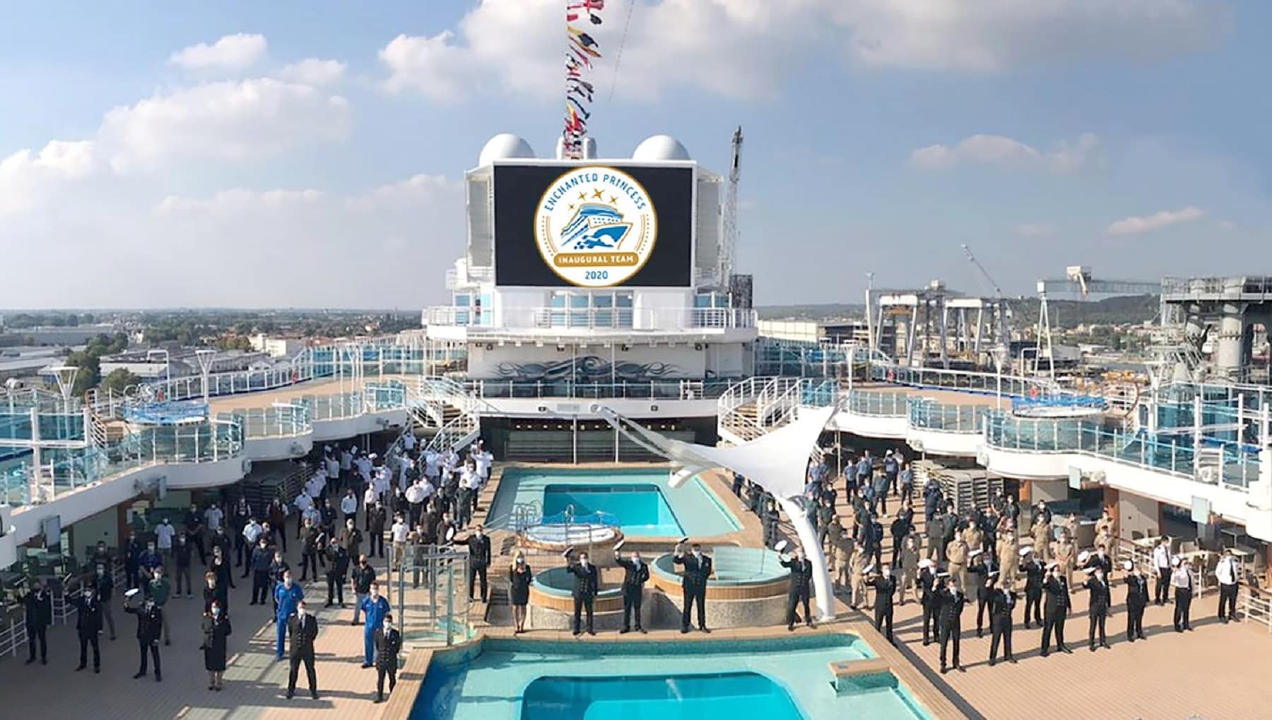 Enchanted Princess Officially Joins Princess Cruises Fleet Princess